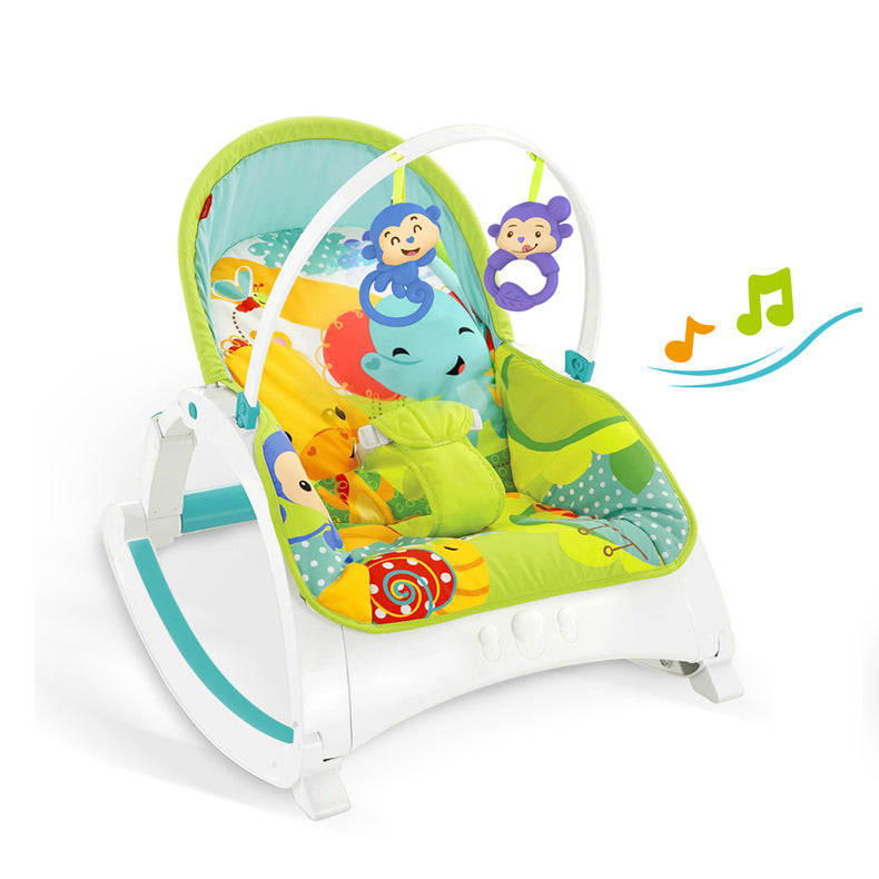 Foldable Storage Baby Soothing Bed Rocking Chair Toys