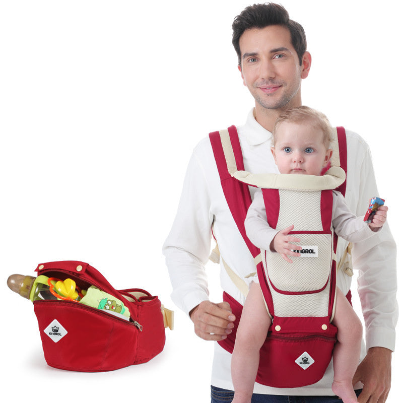 Multifunctional baby seat with back and waist