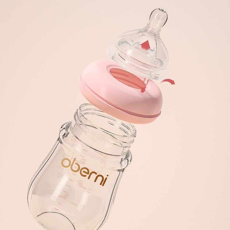 Newborn Wide Bore Glass Bottle 120 150ML