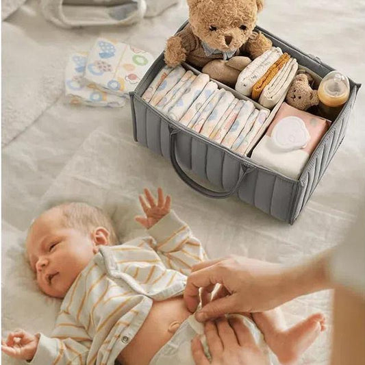 Large Capacity Maternal And Child Supplies Baby Diapers Storage Bag Easy To Fold