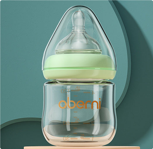 Newborn Wide Bore Glass Bottle 120 150ML