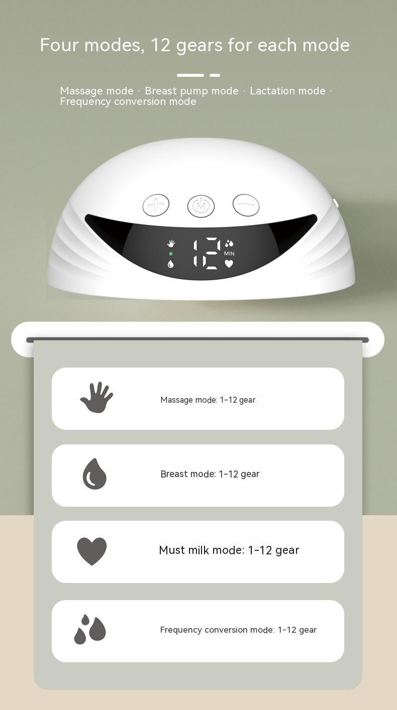 Smart Wearable Electric Breast Large Capacity