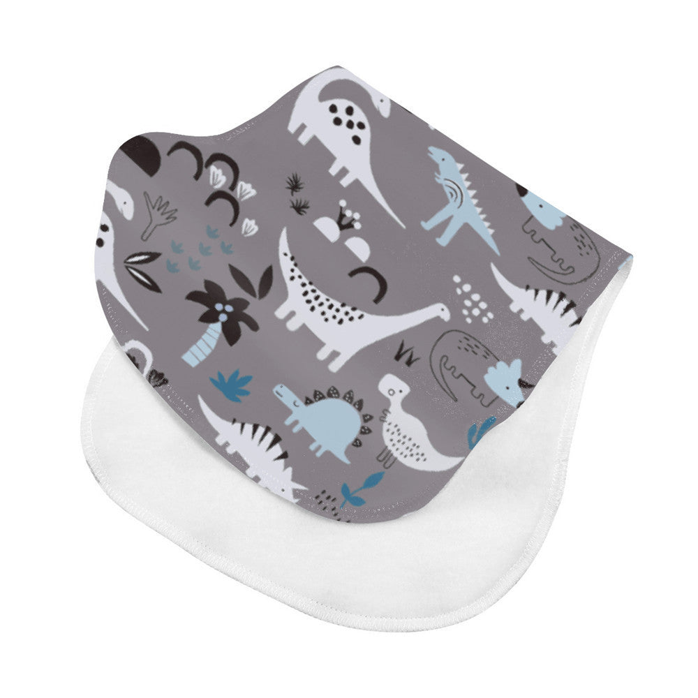 Minimally Printed Baby Feeding Towel And Hiccup Cloth