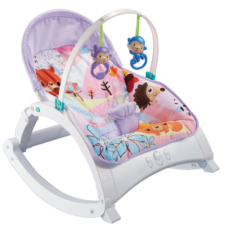 Foldable Storage Baby Soothing Bed Rocking Chair Toys