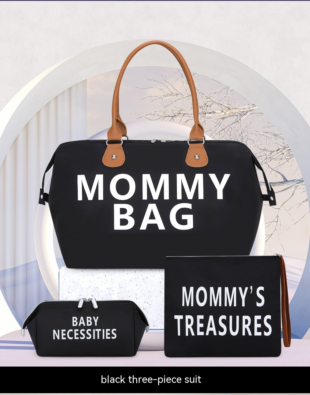 Popular Travel Bag Mummy Bag Three-piece Set