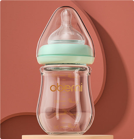 Newborn Wide Bore Glass Bottle 120 150ML