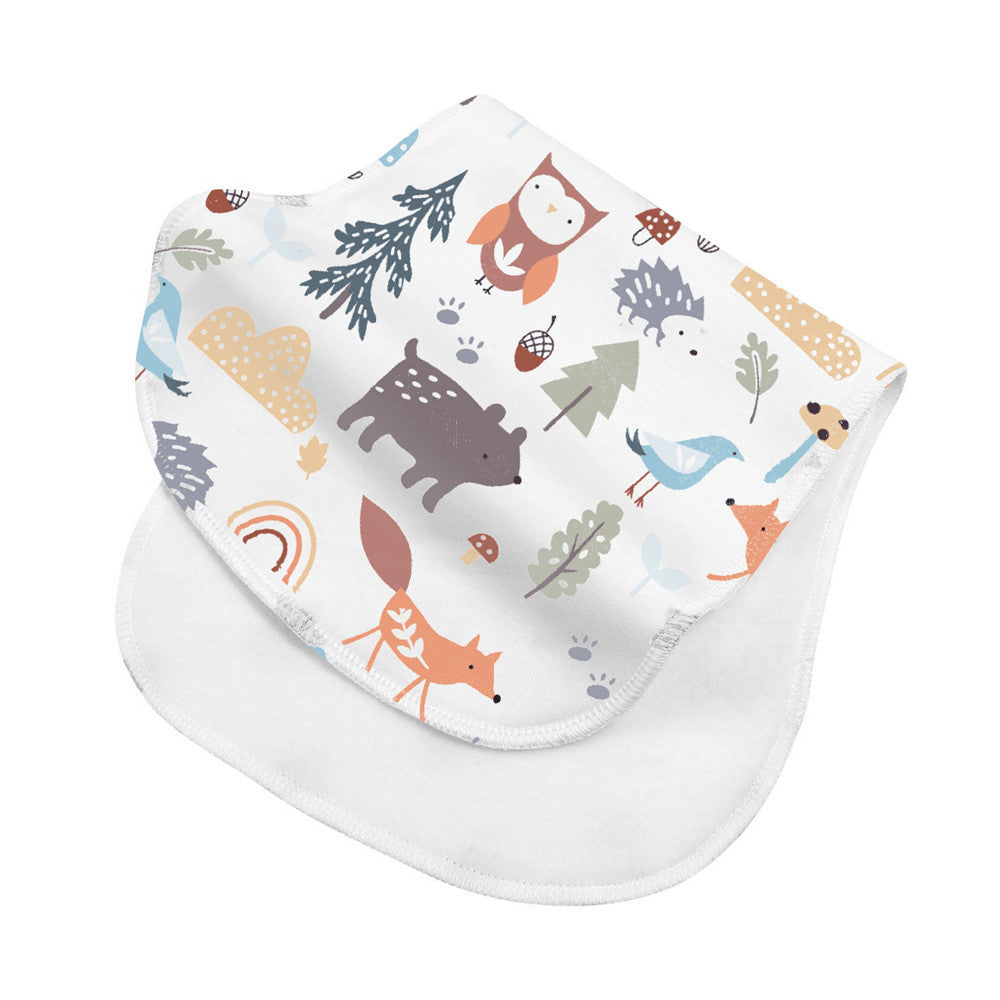 Minimally Printed Baby Feeding Towel And Hiccup Cloth