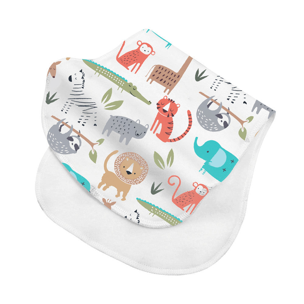 Minimally Printed Baby Feeding Towel And Hiccup Cloth